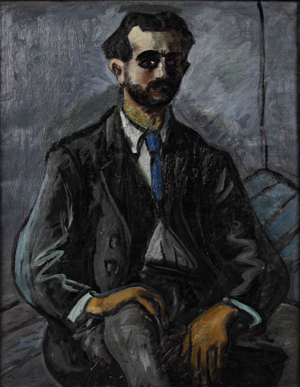 Kunstdruck „Selbstporträt“ von Auguste Chabaud mit ausdrucksstarker Darstellung des Künstlers