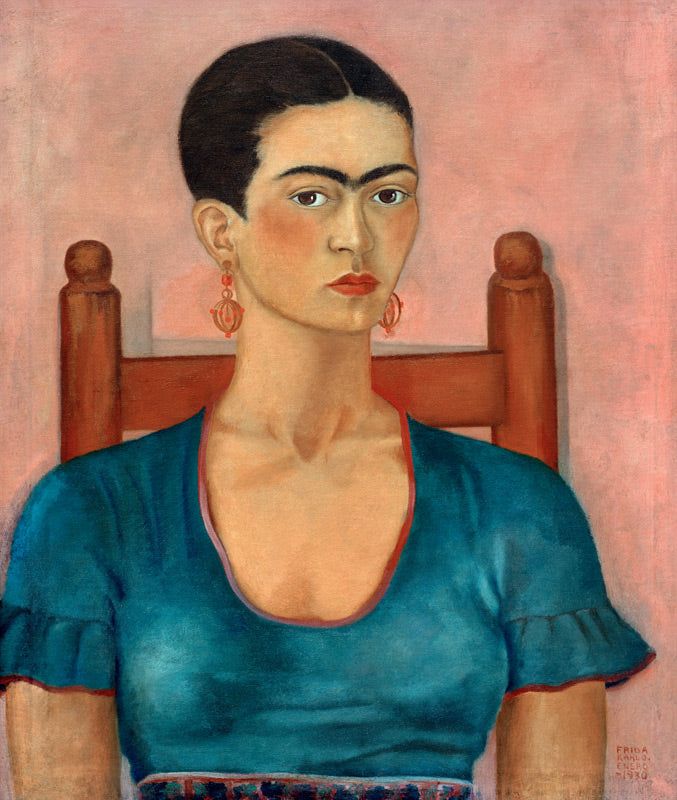 Selbstporträt von Frida Kahlo als Kunstdruck
