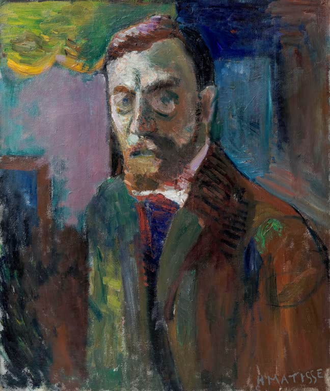 Kunstdruck des Gemäldes „Selbstporträt“ von Henri Matisse – hochwertiger Kunstdruck, erhältlich als Poster oder auf Leinwand.