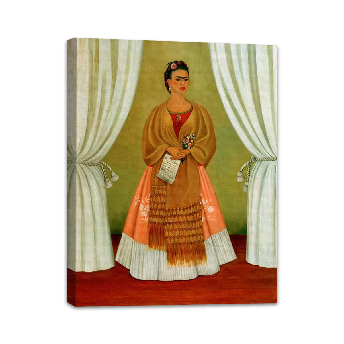 Selbstporträt Leo Trotzki gewidmet | Frida Kahlo