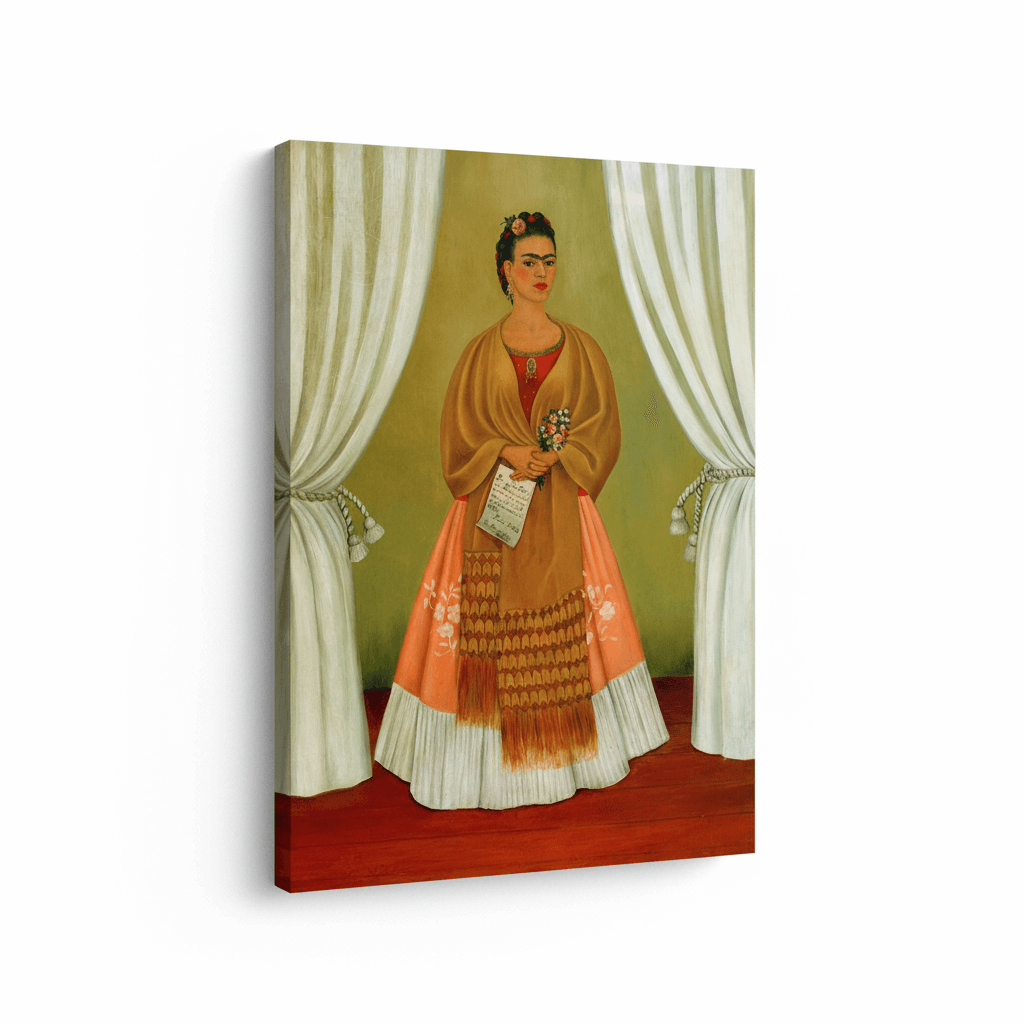 Selbstporträt Leo Trotzki gewidmet | Frida Kahlo