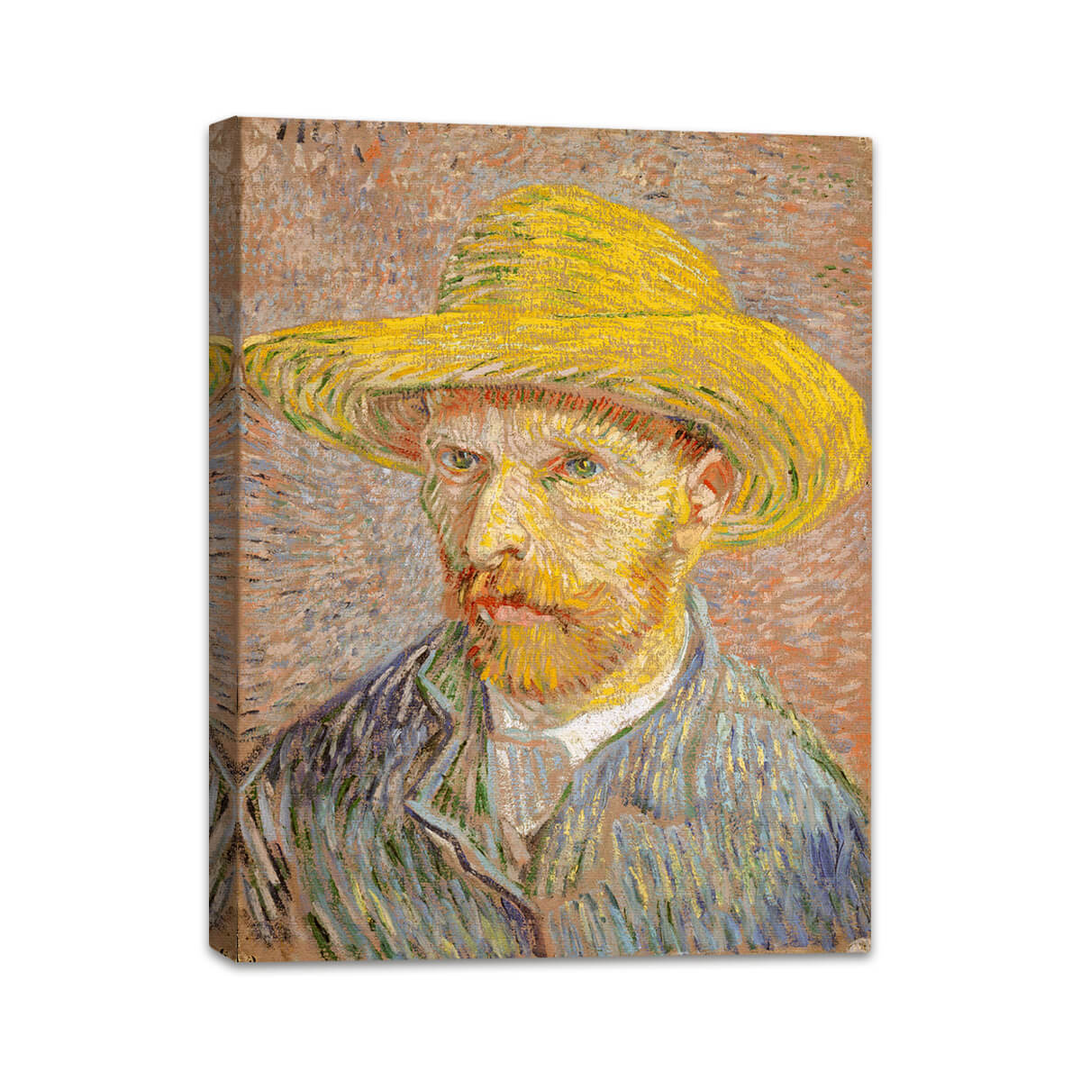 Selbstporträt mit Strohhut | Vincent van Gogh