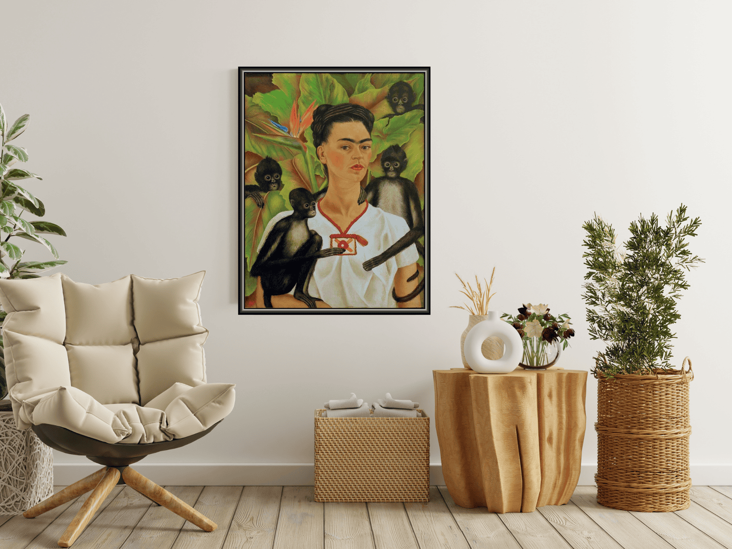 Selbstportrait mit Affen | Frida Kahlo