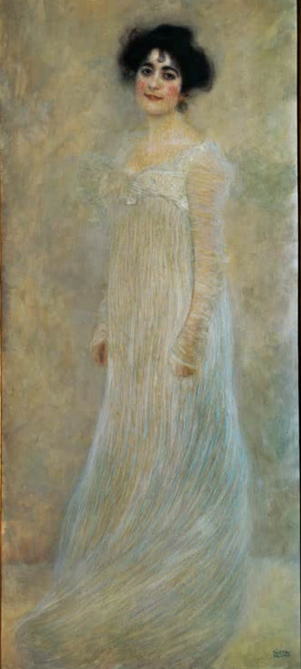 Kunstdruck des Gemäldes „Serena Lederer“ von Gustav Klimt – hochwertige Reproduktion eines eleganten Jugendstil-Porträts.