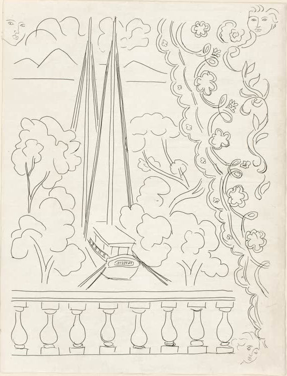 Kunstdruck „Seufzer“ von Henri Matisse, handgefertigt in Deutschland