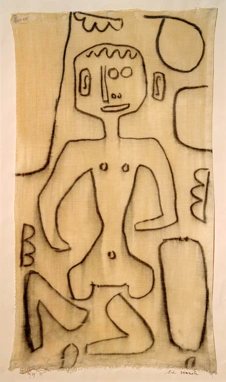 Kunstdruck des Gemäldes Sich sammeln von Paul Klee, handgefertigt in Deutschland als hochwertiger Kunstdruck.