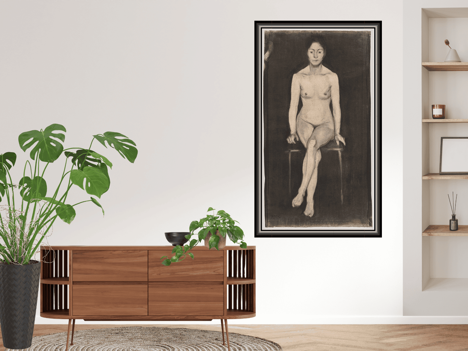 Sitzender weiblicher Akt | Paula Modersohn-Becker