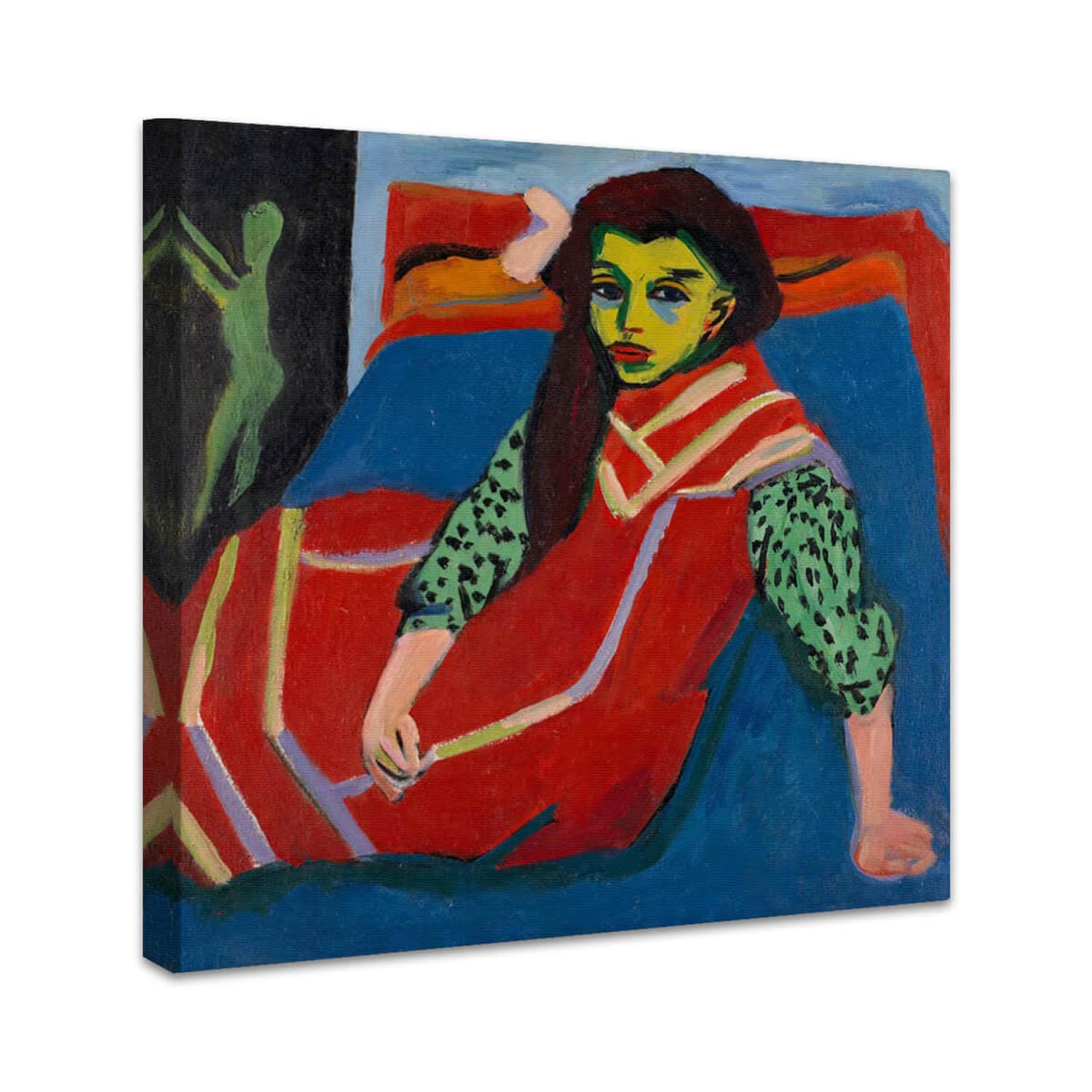Sitzendes Mädchen (Fränzi Fehrmann) | Ernst Ludwig Kirchner