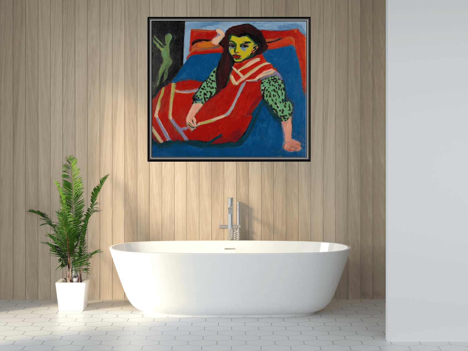 Sitzendes Mädchen (Fränzi Fehrmann) | Ernst Ludwig Kirchner