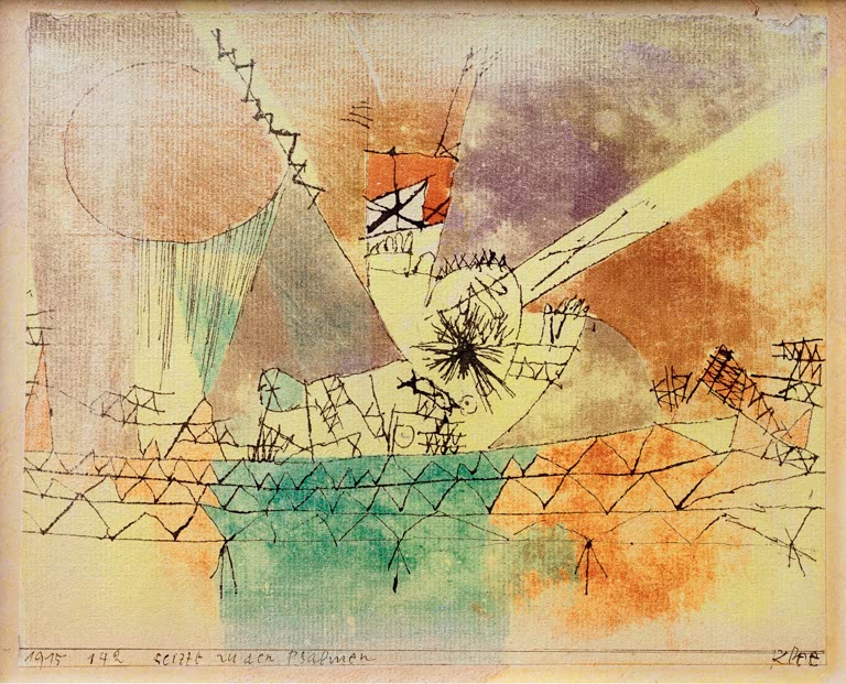 Kunstdruck „Skizze zu den Psalmen“ von Paul Klee
