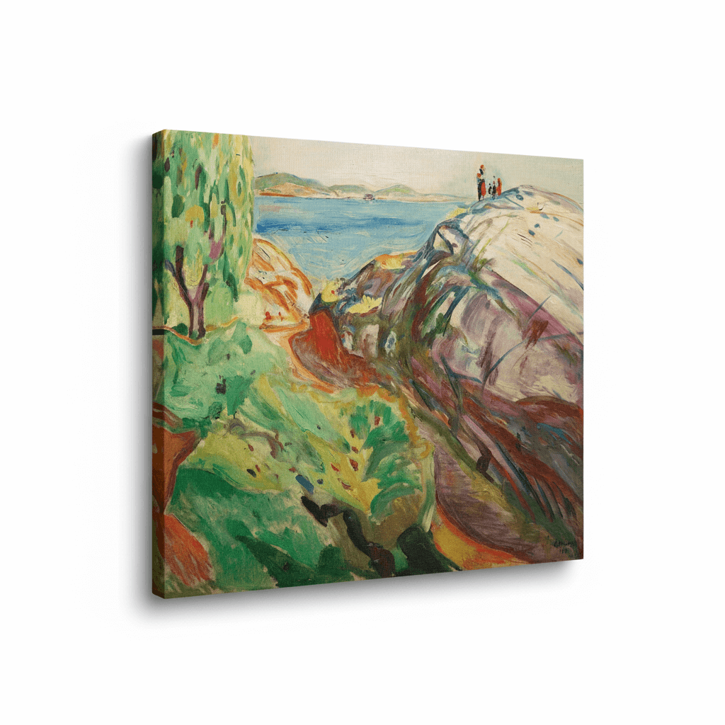 Sommer mit Küste | Edvard Munch