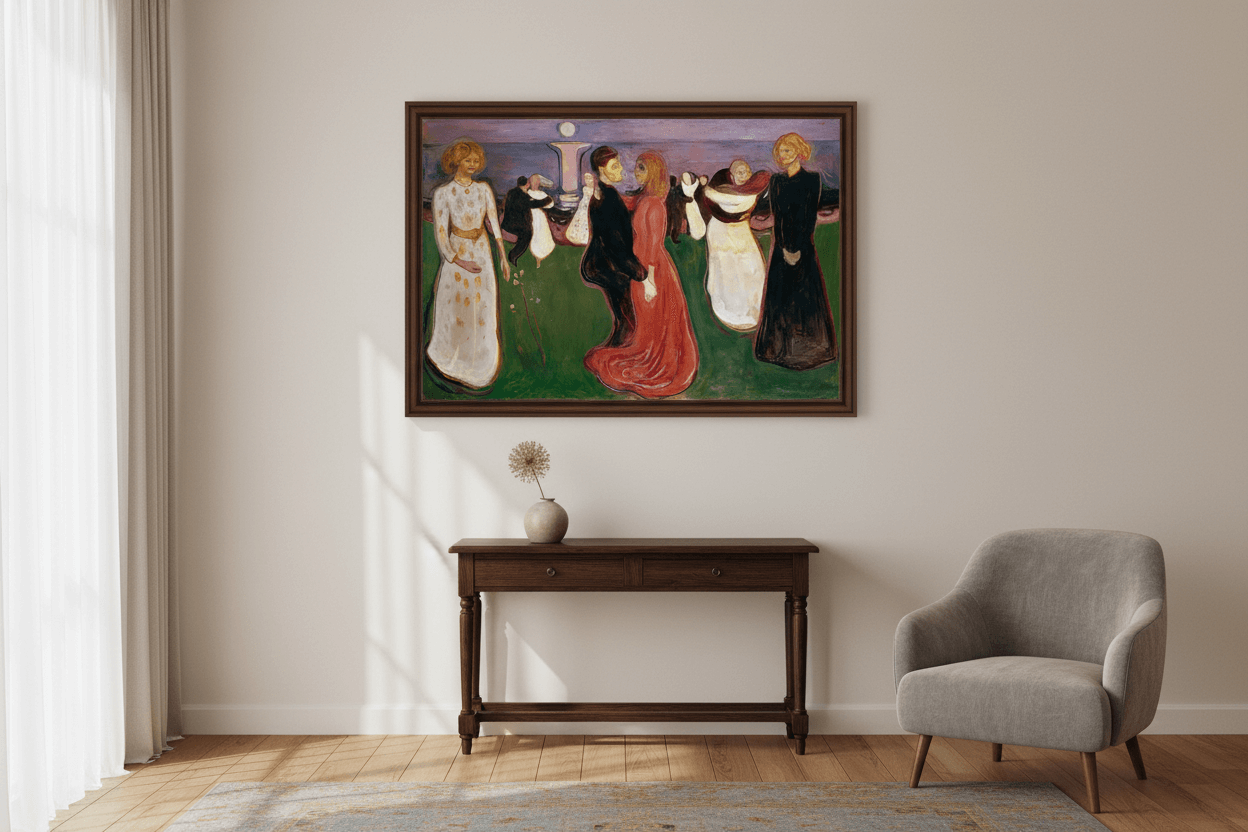 Sommer mit Küste | Edvard Munch