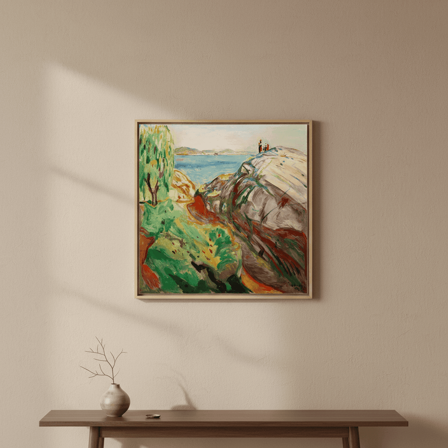 Sommer mit Küste | Edvard Munch