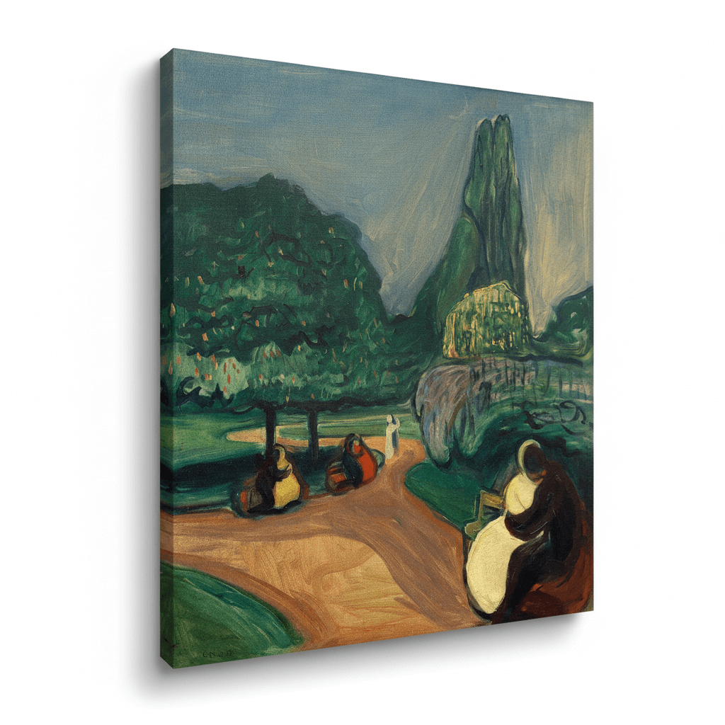 Sommernacht im Studenterlunden | Edvard Munch