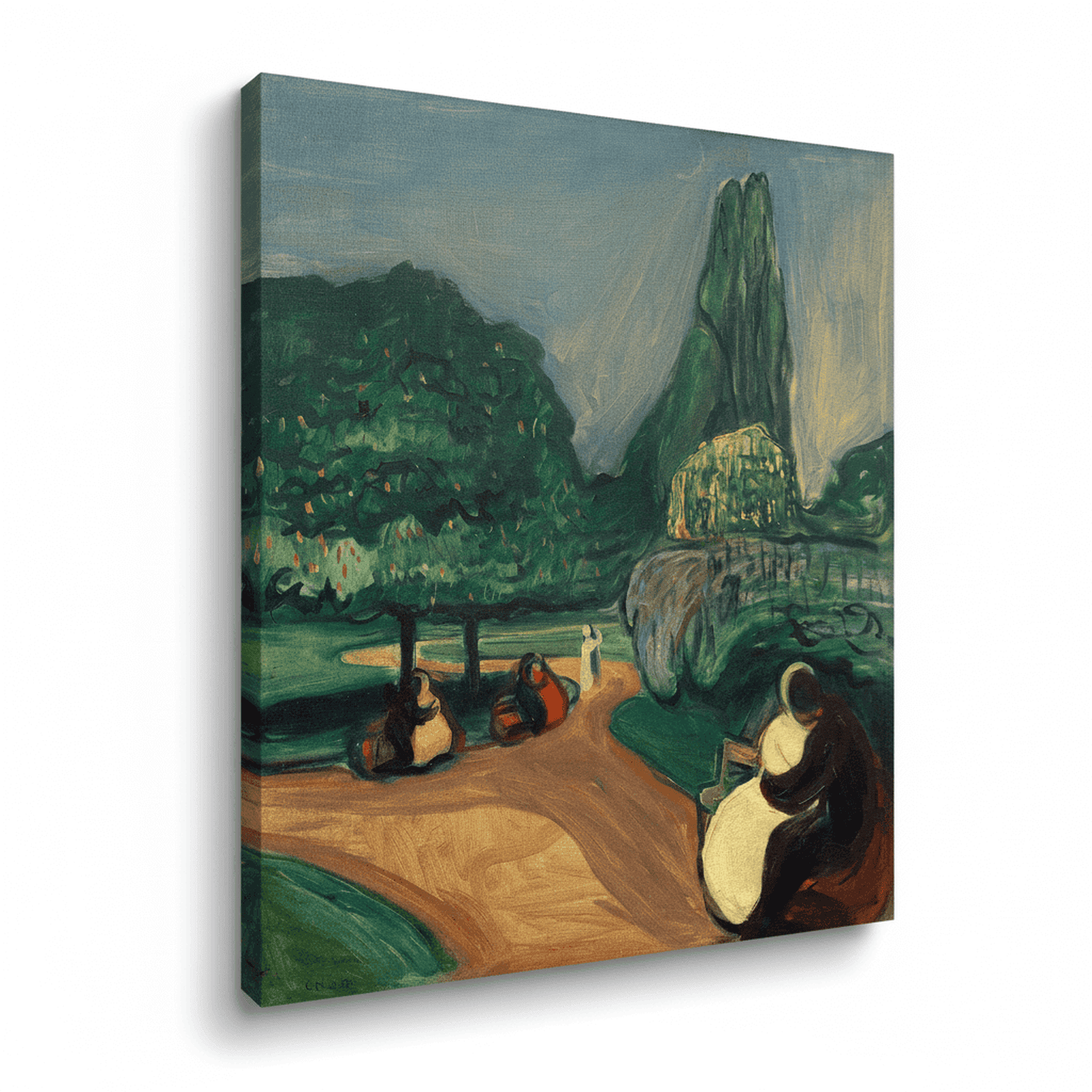 Sommernacht im Studenterlunden | Edvard Munch