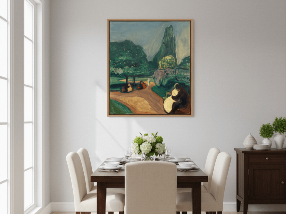 Sommernacht im Studenterlunden | Edvard Munch