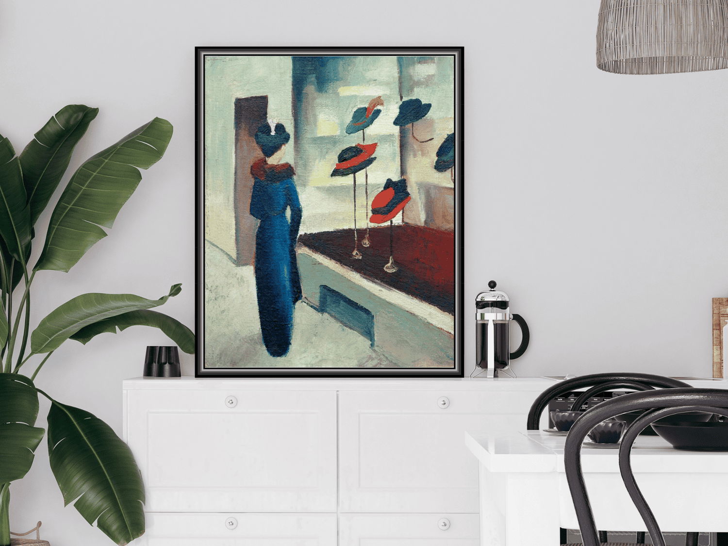 Spaziergang bei Hutladen | August Macke