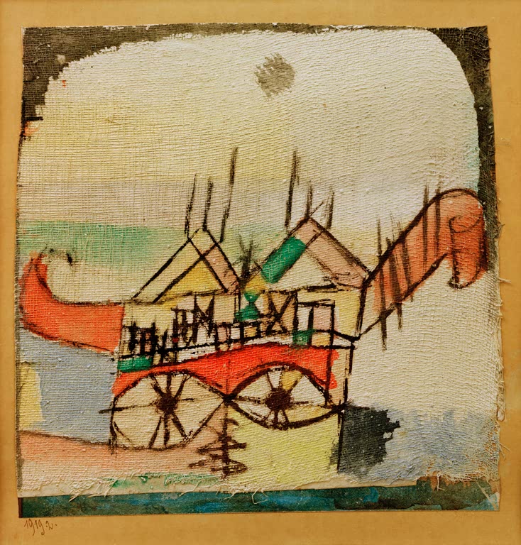 Kunstdruck „Sphinxartig“ von Paul Klee, handgefertigt in Deutschland