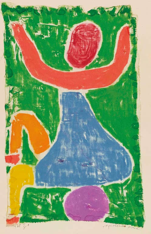 Kunstdruck „Spielendes Kind“ von Paul Klee