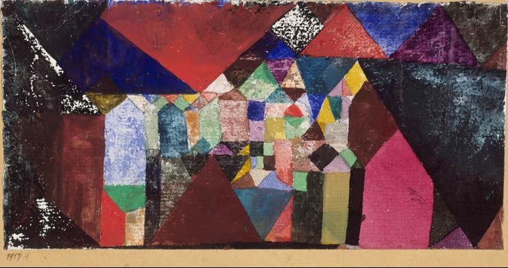 Kunstdruck „Städtisches Juwel“ von Paul Klee