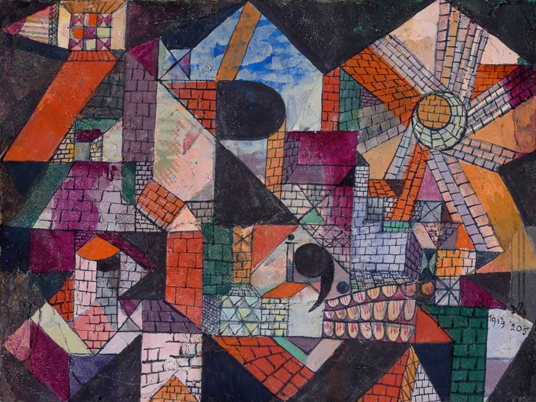 Kunstdruck „Stadt R“ von Paul Klee