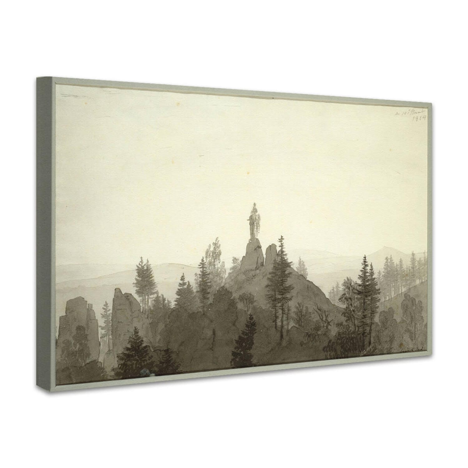 Statue der Madonna in den Bergen | Caspar David Friedrich