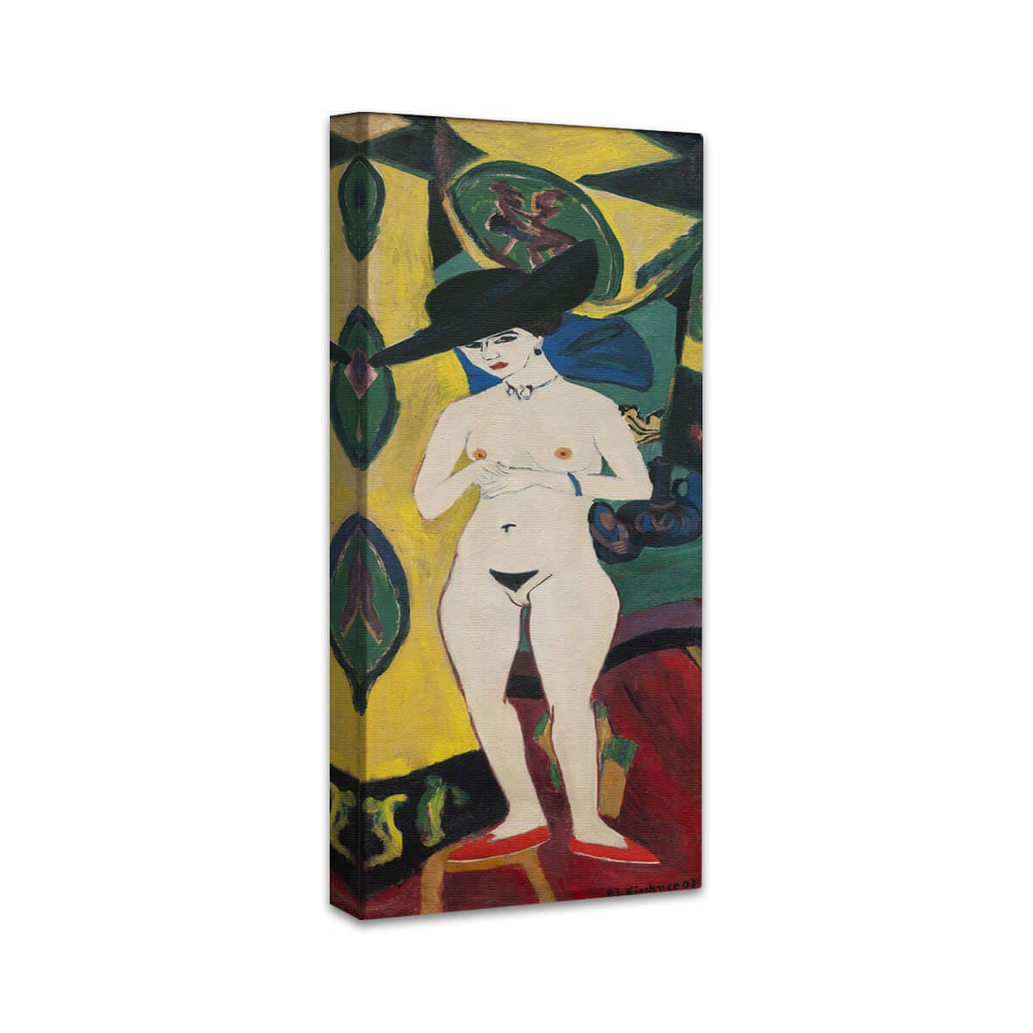 Stehender Akt mit Hut | Ernst Ludwig Kirchner