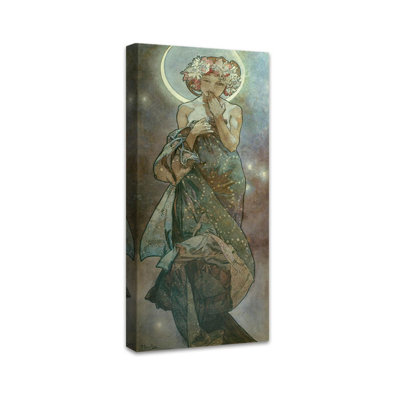 Sterne: Der Mond | Alfons Mucha