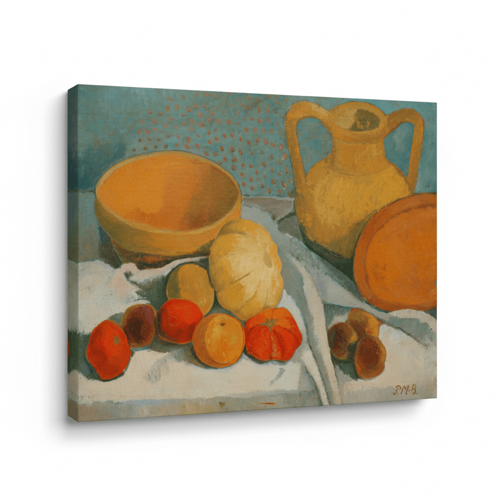 Stilleben mit gelbem Napf und Tonkrug | Paula Modersohn-Becker