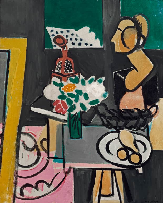 Kunstdruck des Gemäldes Stilleben mit Koloquinten von Henri Matisse, handgefertigt in Deutschland als Poster oder Leinwand erhältlich