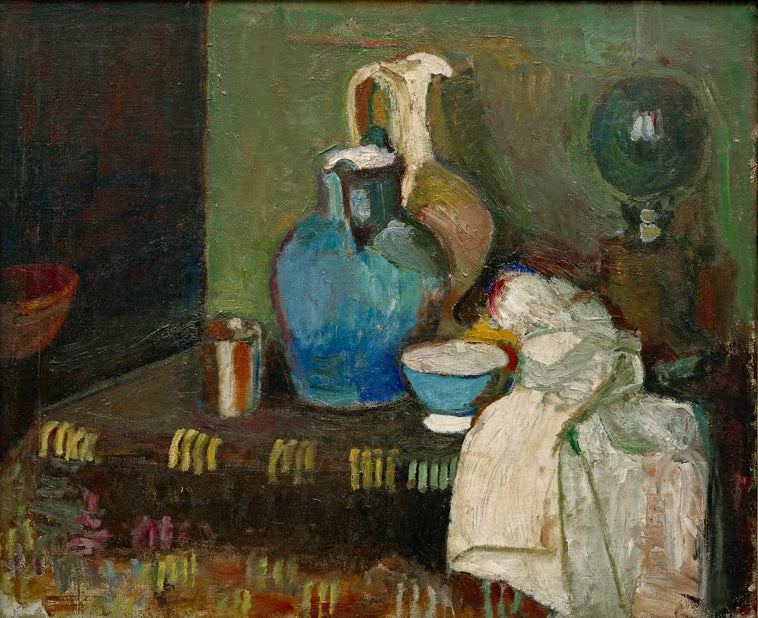 Kunstdruck „Stilleben mit blauem Krug“ von Henri Matisse, handgefertigt in Deutschland