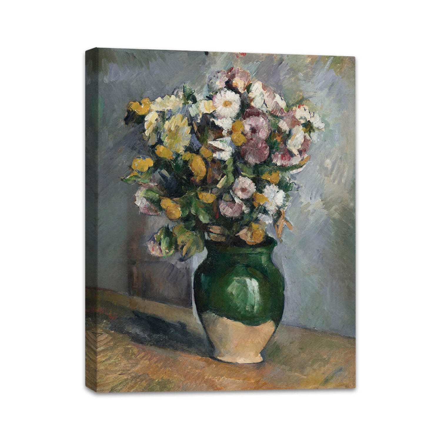 Stillleben mit Blumen in einem Olivenkrug | Paul Cézanne