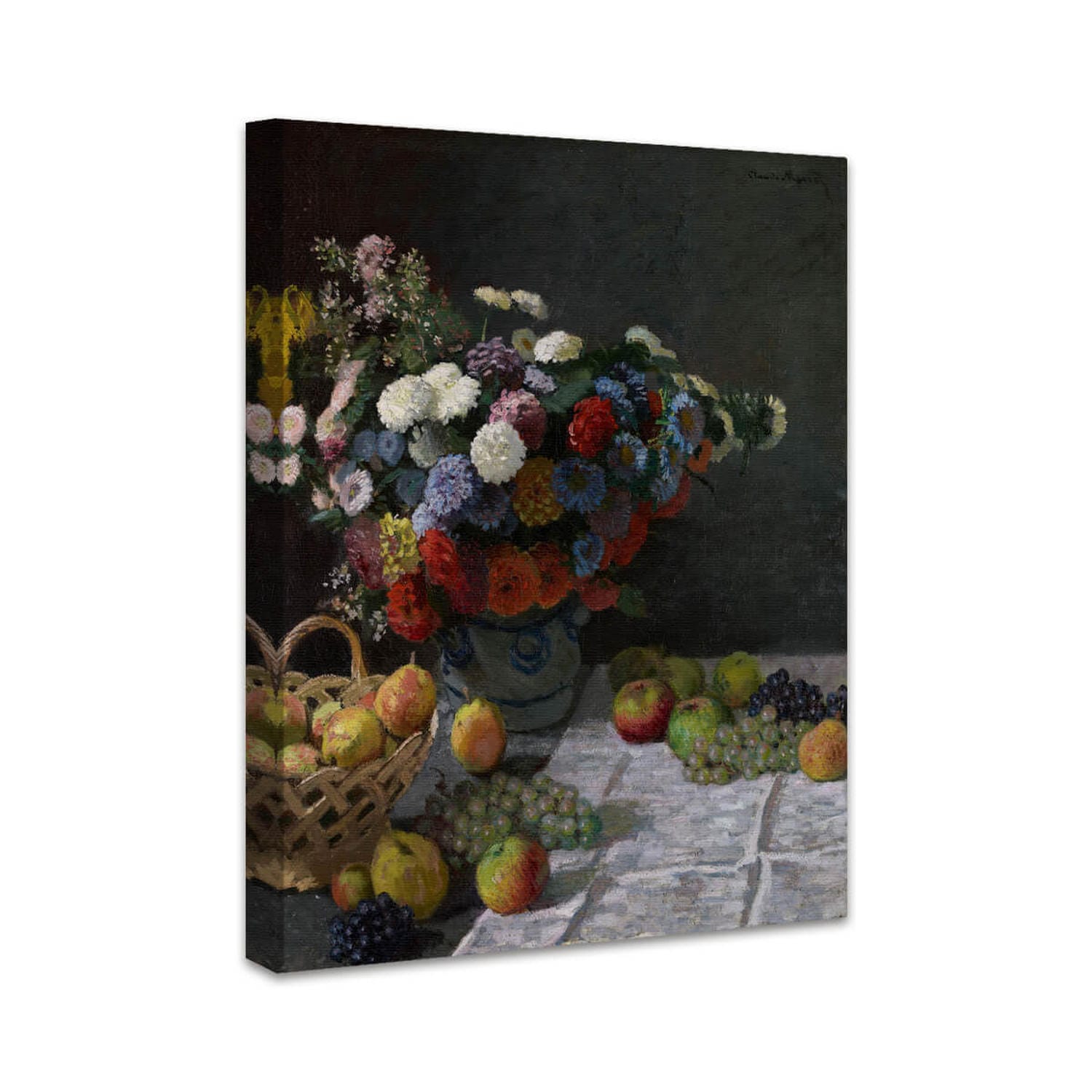 Stillleben mit Blumen und Früchten | Claude Monet