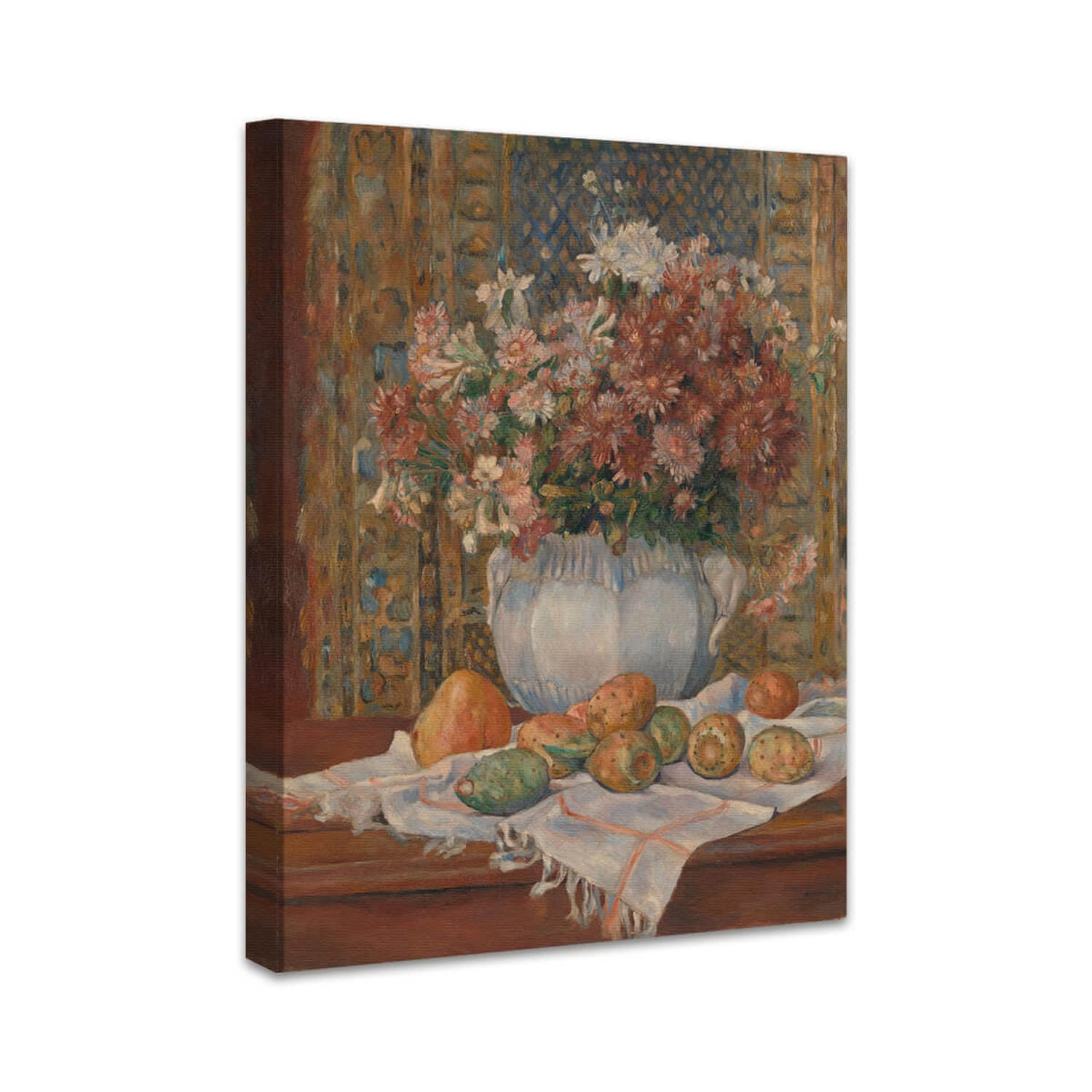 Stillleben mit Blumen und Kaktusfeigen | Pierre-Auguste Renoir