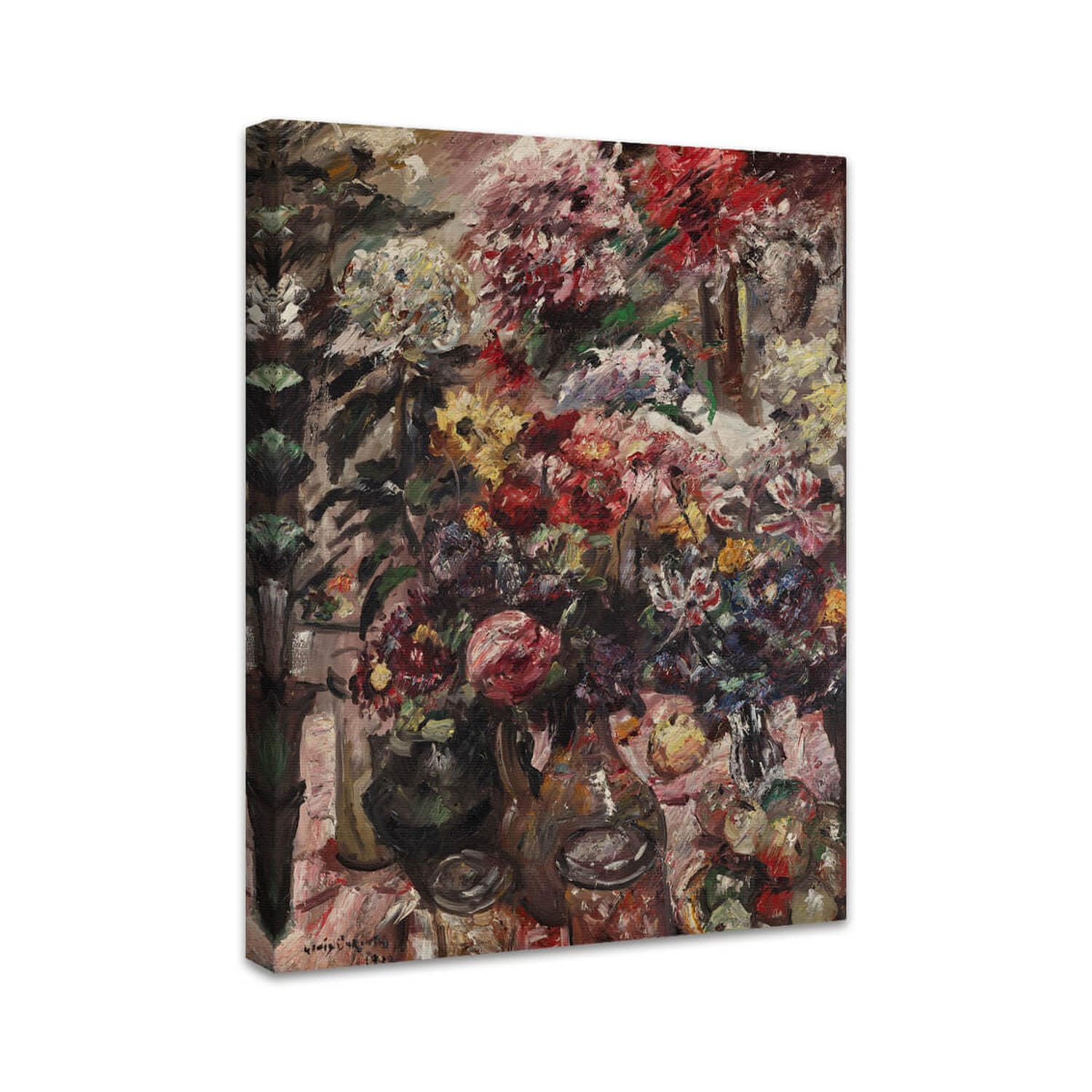 Stillleben mit Chrysanthemen und Amaryllis | Lovis Corinth