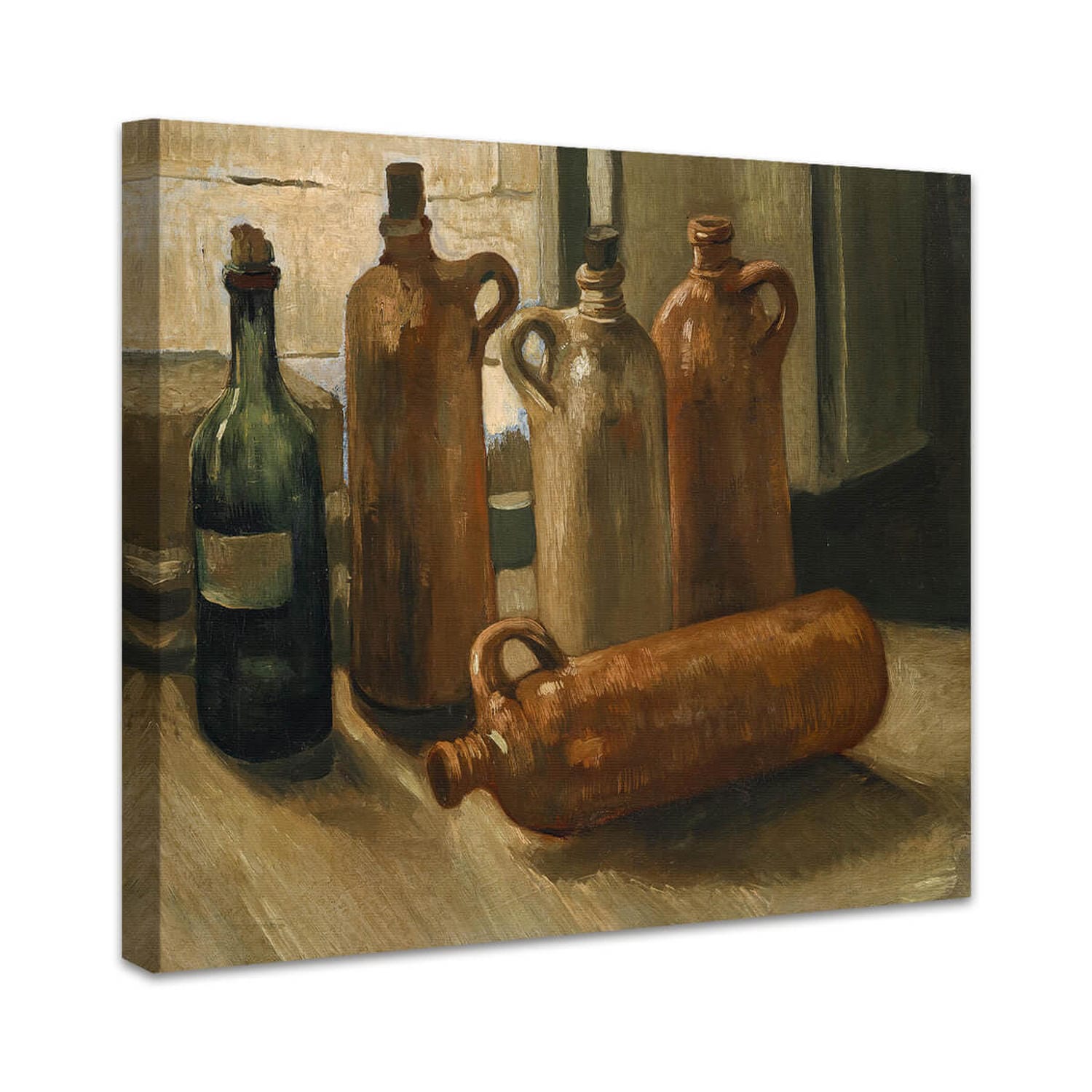 Stillleben mit fünf Flaschen | Vincent van Gogh