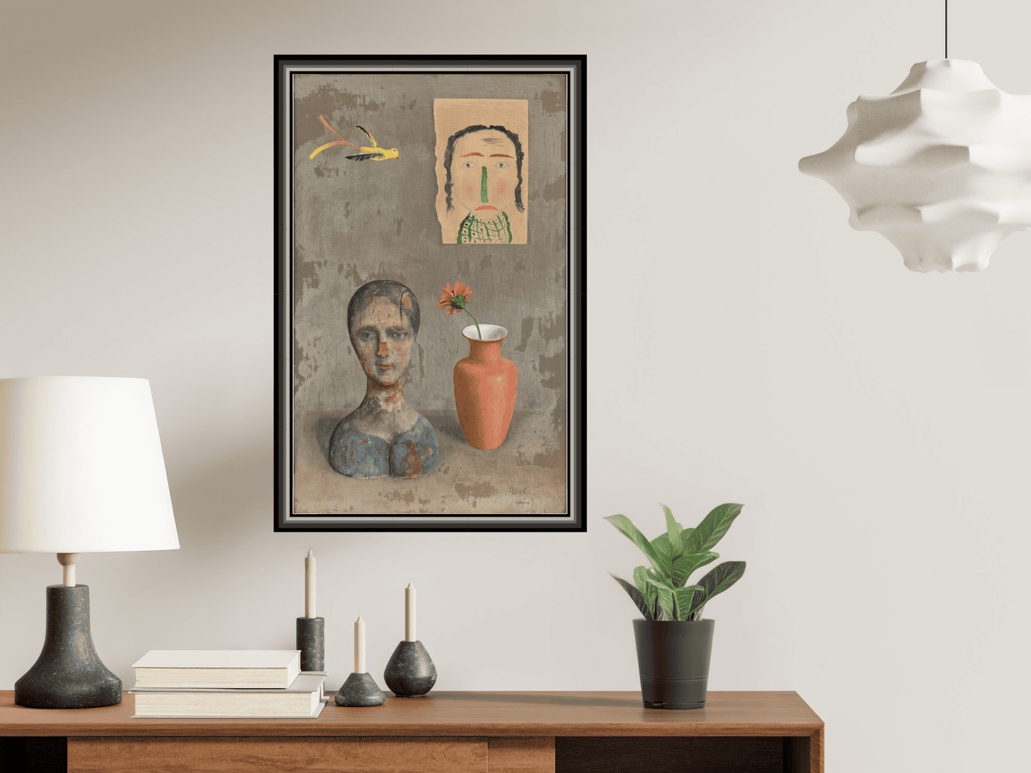 Stillleben mit zwei Köpfen | Rudolf Wacker