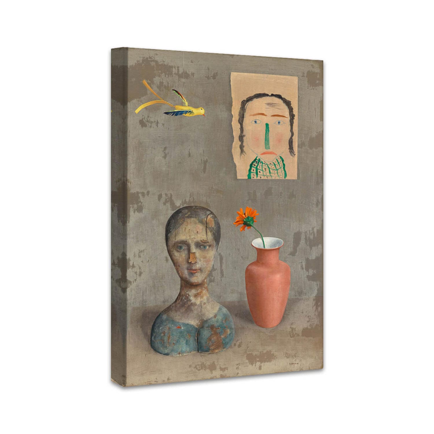 Stillleben mit zwei Köpfen | Rudolf Wacker