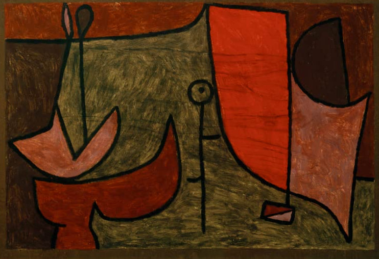Kunstdruck „Stillleben am Schalttag“ von Paul Klee