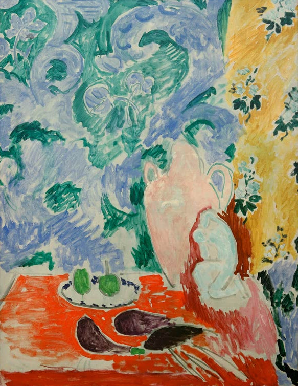 Kunstdruck „Stillleben mit Auberginen“ von Henri Matisse, handgefertigt in Deutschland