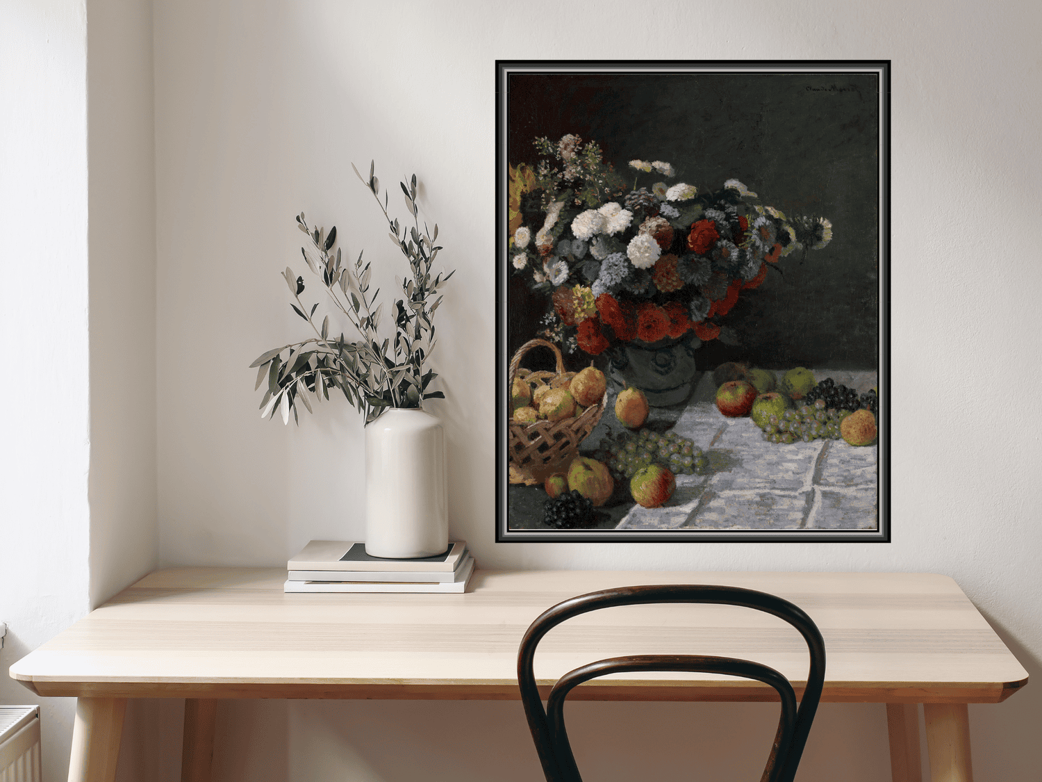 Stillleben mit Blumen und Früchten | Claude Monet