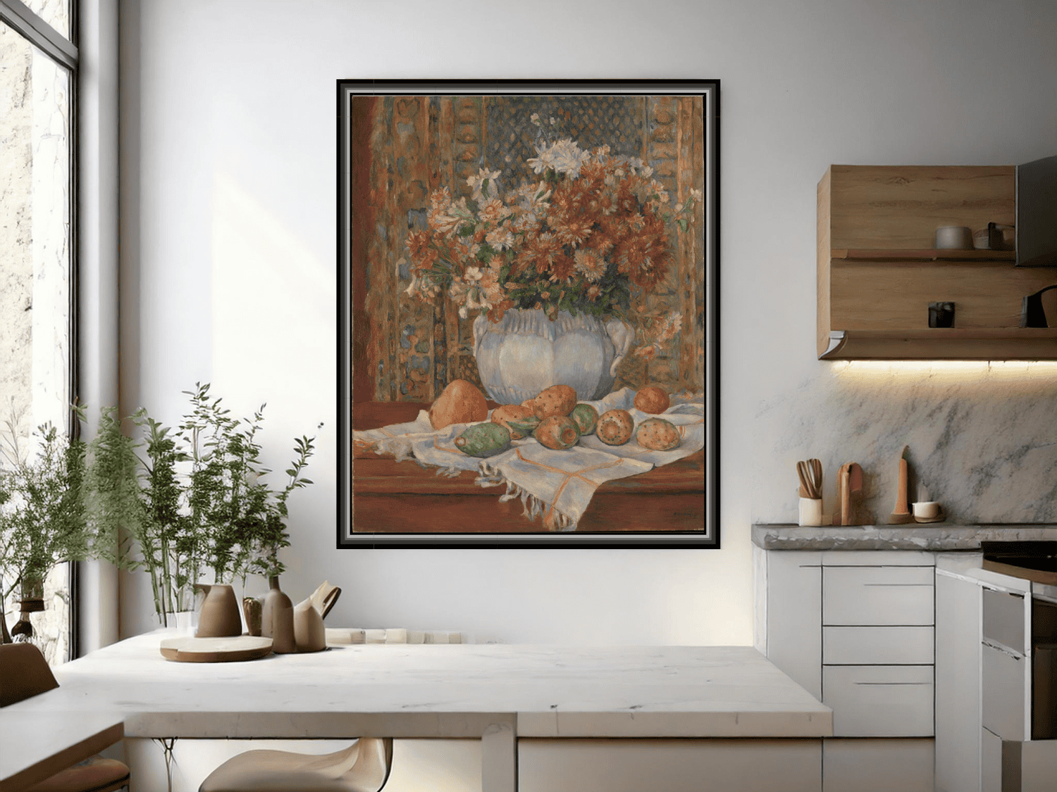 Stillleben mit Blumen und Kaktusfeigen | Pierre-Auguste Renoir