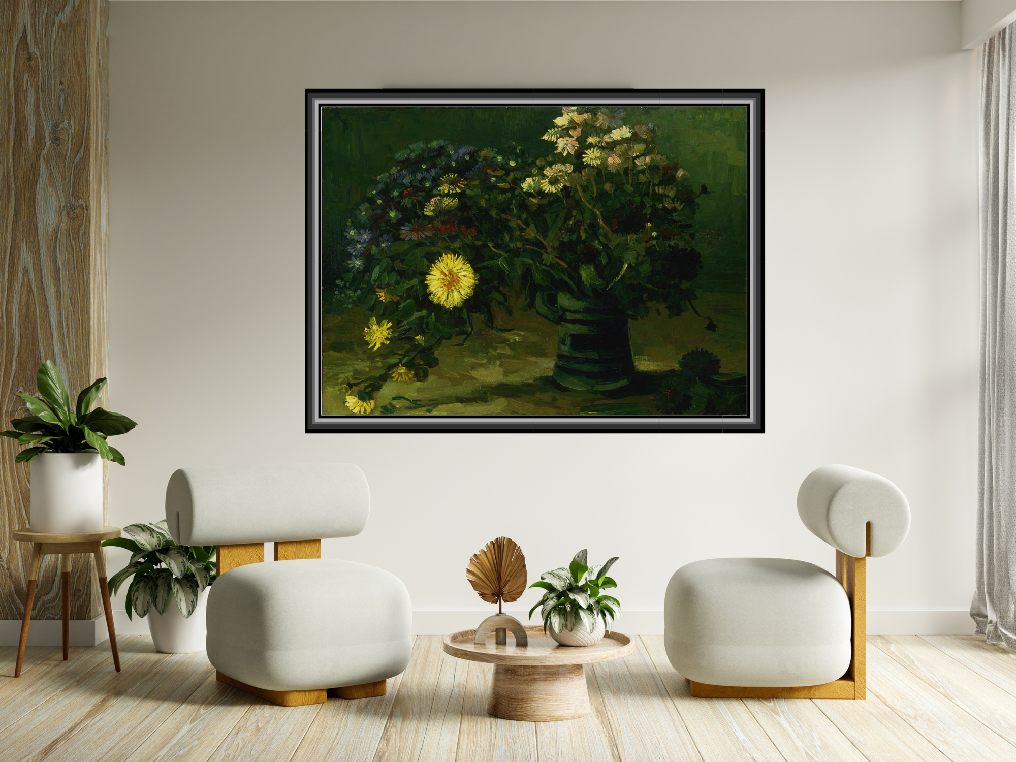 Stillleben mit einem Strauß Gänseblümchen | Vincent van Gogh