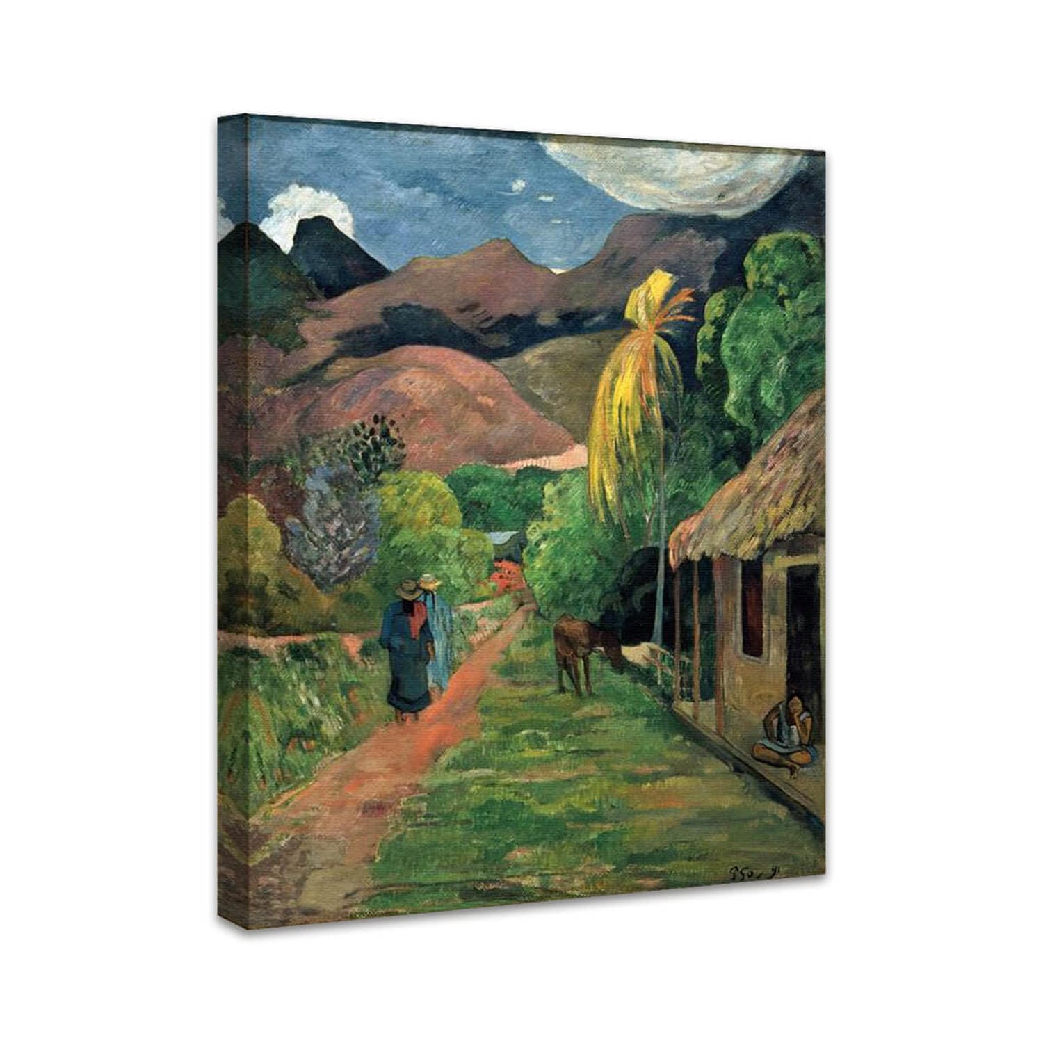 Strasse auf Tahiti | Paul Gauguin