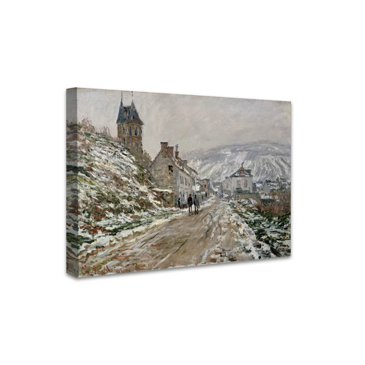 Straßen nach Vétheuil im Winter | Claude Monet