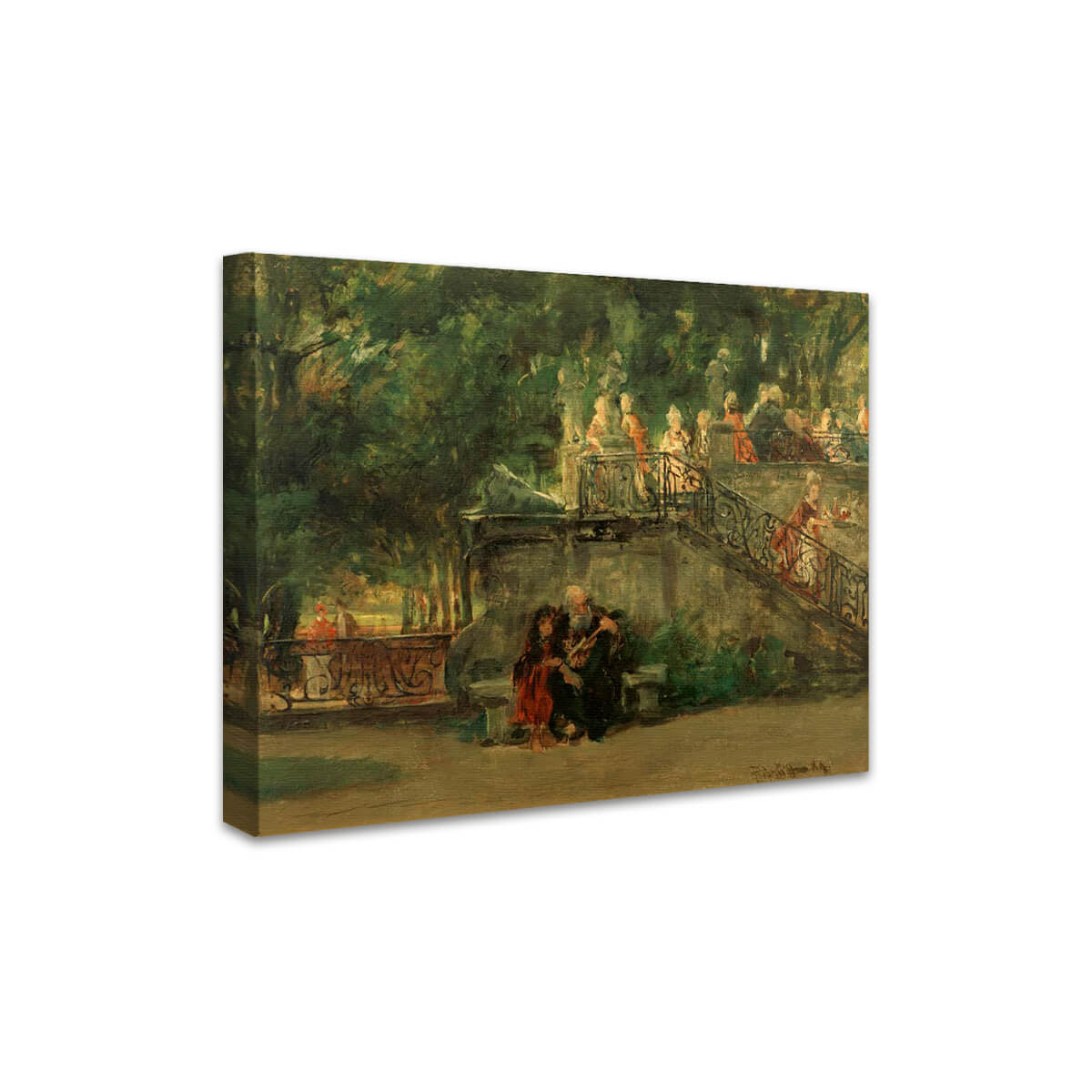 Studie nach "Der blinde Geiger" | Ferdinand Brütt