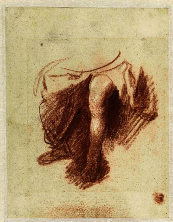 Kunstdruck „Studie der Beine einer Frau“ von Rembrandt van Rijn