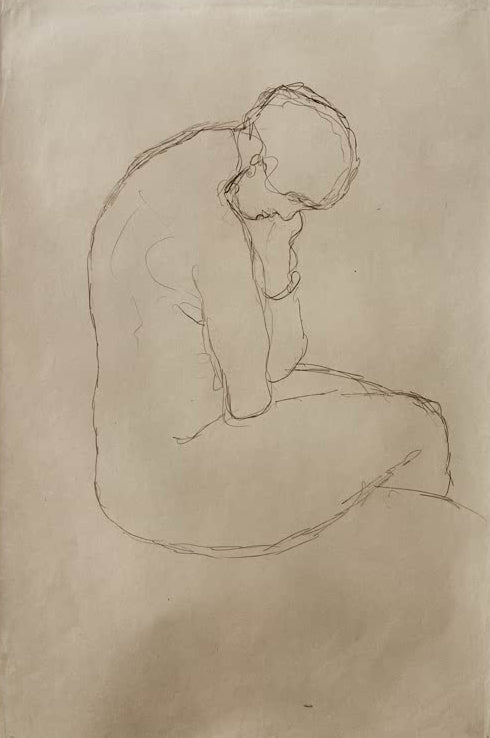 Kunstdruck der Studie „Die Jungfrau“ von Gustav Klimt – hochwertige Reproduktion einer Vorstudie zum berühmten Jugendstil-Kunstwerk.