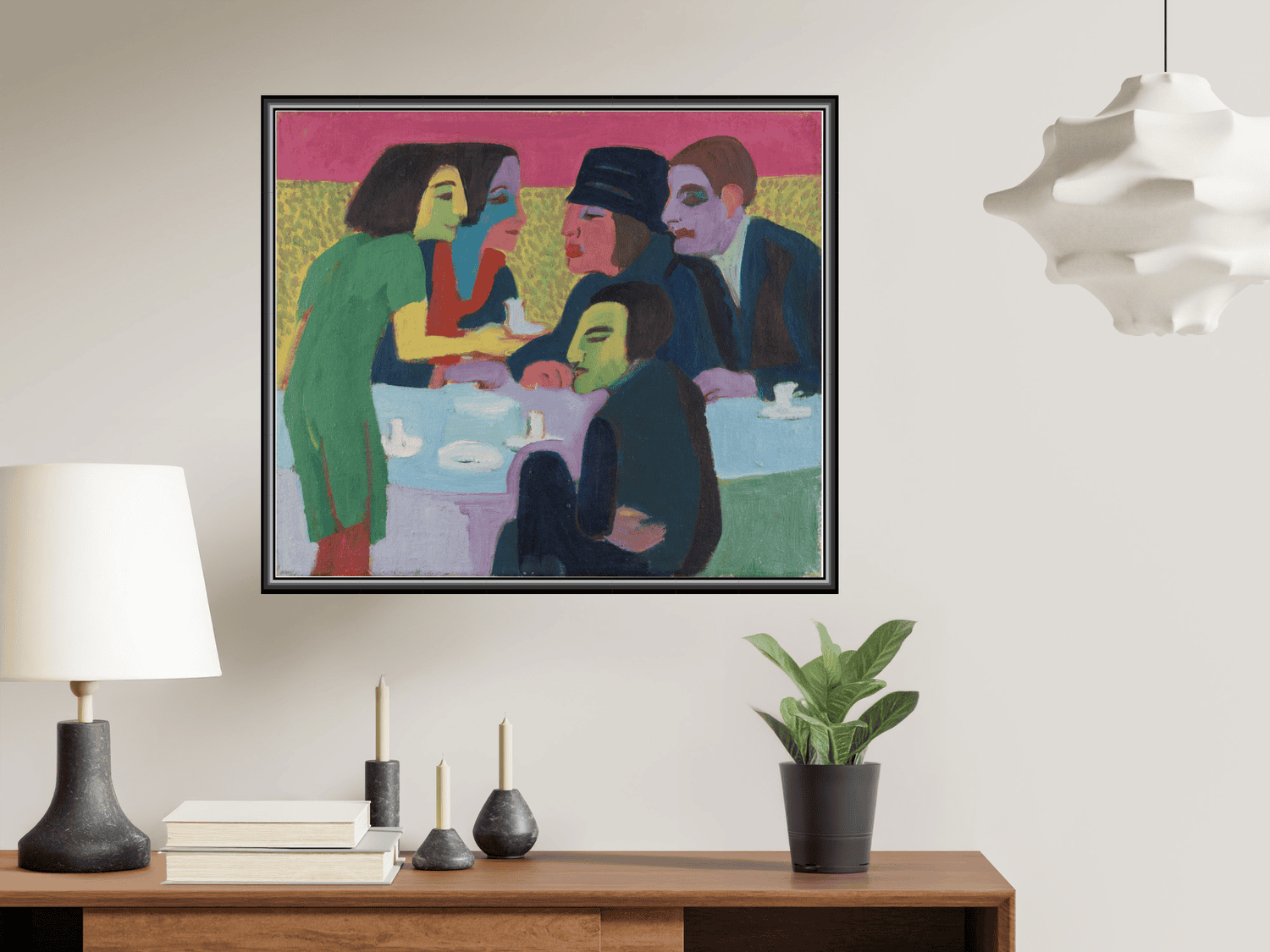 Szene im Café | Ernst Ludwig Kirchner