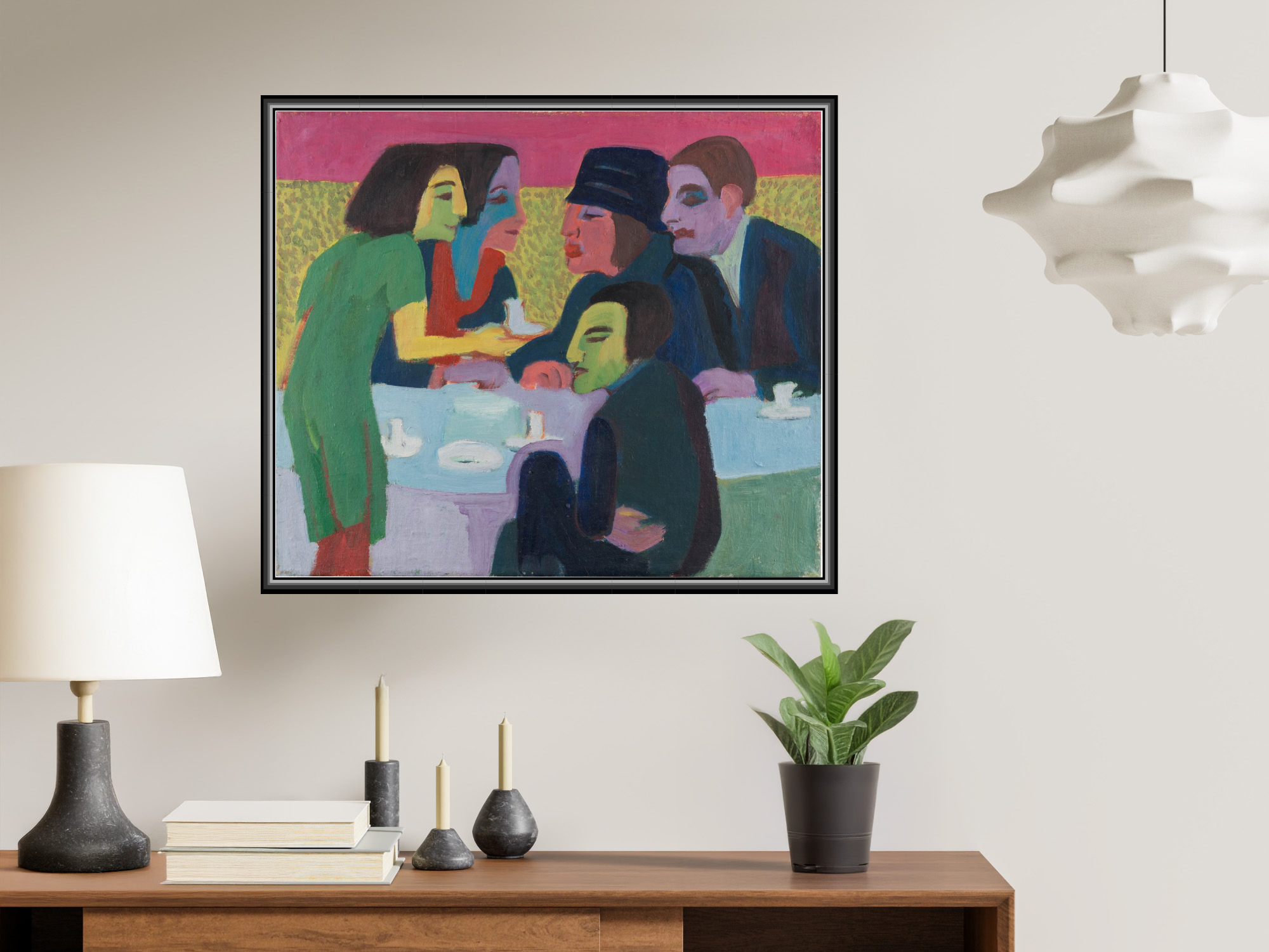 Szene im Café | Ernst Ludwig Kirchner